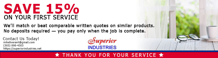 15% off first service Badge