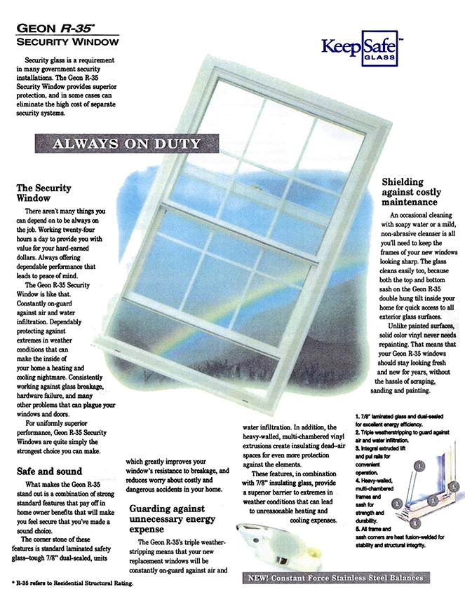 Window Brochure
