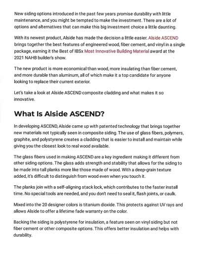 Alside Ascend img